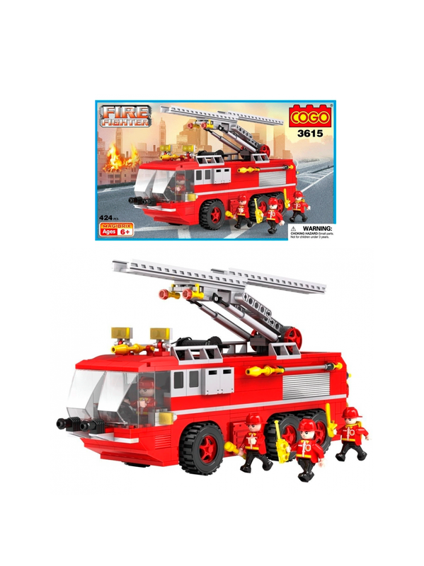 BLOQUES COGO CAMION BOMBERO 424 PZ