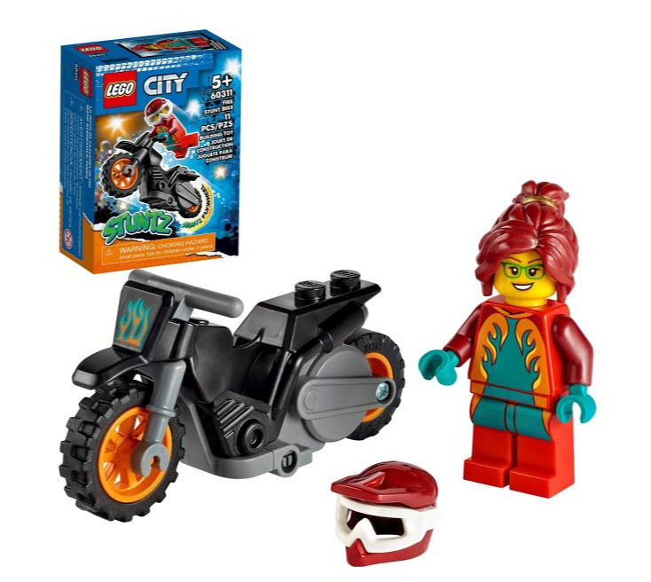 LEGO MOTOCICLETA ACROBATICA FUEGO
