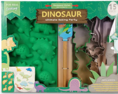 SET DE MOLDES PARA HORNEAR DE DINOSAURIO